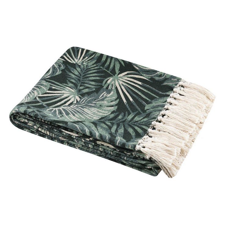 Lovely Casa Plaid 130x150 cm Vibes vert coton Tout neuf ???? Lovely Casa Plaid 130x150 Cm Vibes Vert Coton ???? -Jardin Privé Shop unnamed file 2122