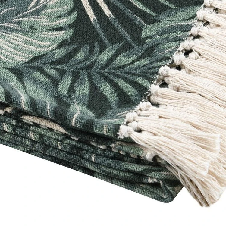 Tout neuf 💯 Lovely Casa Plaid 130x150 Cm Vibes Vert Coton 🎁 4 Tout neuf 💯 Lovely Casa Plaid 130x150 Cm Vibes Vert Coton 🎁 – Image 2