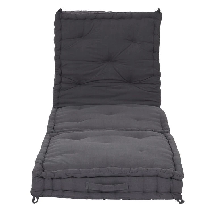 Grosses soldes ⌛ The Home Deco Factory Futon Pliable - Gris Anthracite 🤩 5 Grosses soldes ⌛ The Home Deco Factory Futon Pliable - Gris Anthracite 🤩 – Image 3