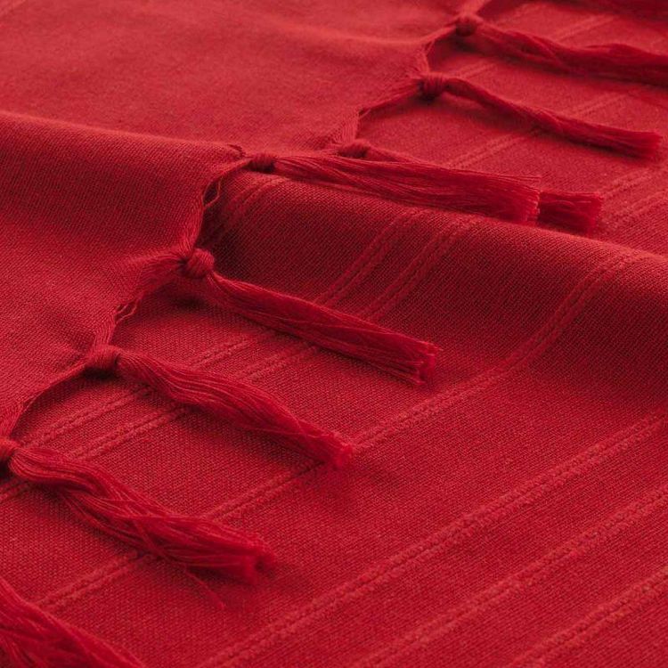 Paris Prix Plaid Uni à Franges Lilia 150x150cm Rouge Meilleure vente ???? Paris Prix Plaid Uni à Franges Lilia 150x150cm Rouge ???? -Jardin Privé Shop unnamed file 2149