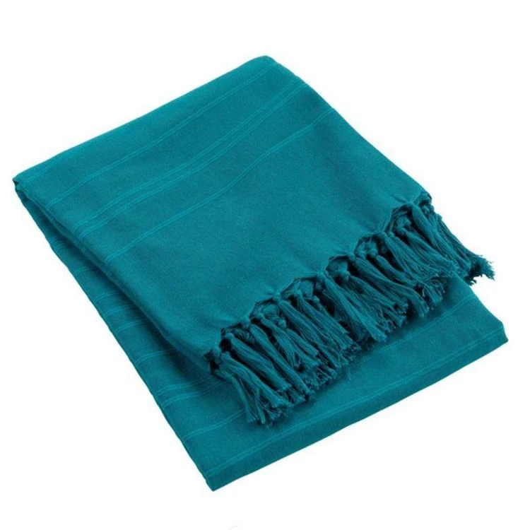 Vente flash 😍 Paris Prix Jeté De Canapé à Franges Lilia 220x240cm Bleu 🧨 3 Vente flash 😍 Paris Prix Jeté De Canapé à Franges Lilia 220x240cm Bleu 🧨