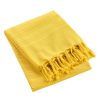 Bon marché ???? Paris Prix Plaid Uni à Franges Lilia 150x150cm Jaune ✨ -Jardin Privé Shop unnamed file 2185