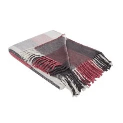 Remise ✨ Sensei Maison Plaid Chaud Avec Franges NASH 🌟 -Jardin Privé Shop unnamed file 2227