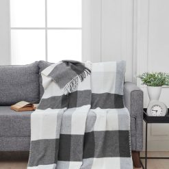 Remise ✨ Sensei Maison Plaid Chaud Avec Franges NASH ???? -Jardin Privé Shop unnamed file 2229