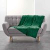 Tout neuf ???? Paris Prix Plaid Uni En Flanelle Flanou 125x150cm Vert ????