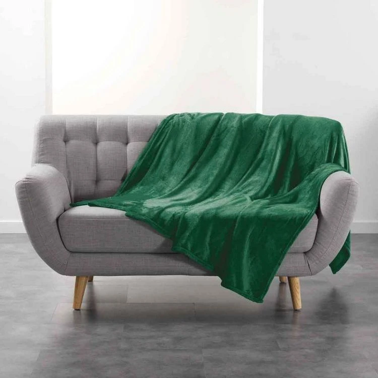 Coupon 🛒 Paris Prix Plaid Uni En Flanelle Flanou 180x220cm Vert ✔️ 3 Coupon 🛒 Paris Prix Plaid Uni En Flanelle Flanou 180x220cm Vert ✔️