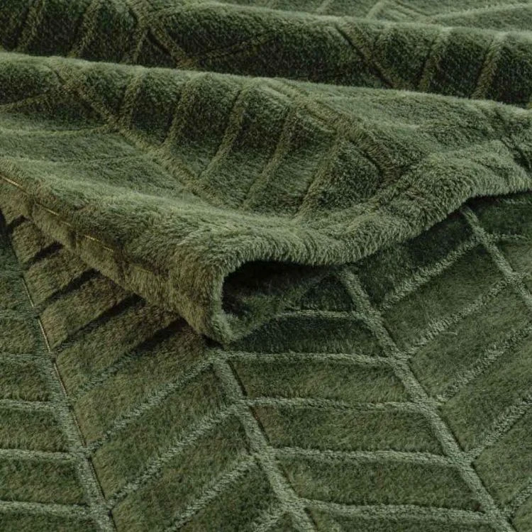 De gros 👍 Paris Prix Plaid Flanelle Uni Arya 180x220cm Kaki 🔔 5 De gros 👍 Paris Prix Plaid Flanelle Uni Arya 180x220cm Kaki 🔔 – Image 3