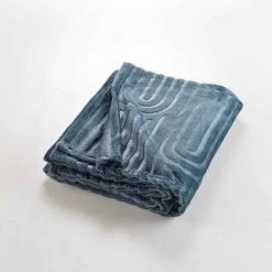 Meilleure affaire 💯 Paris Prix Plaid Flanelle Uni Esquisse 125x150cm Bleu 🔔 -Jardin Privé Shop unnamed file 2298