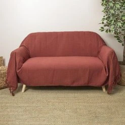 De gros 😀 Paris Prix Jeté De Canapé Gaufré 170x250cm Terracotta 🔥 -Jardin Privé Shop unnamed file 2305