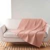 Remise 😉 Paris Prix Plaid Nid D'Abeille Uni Gaufrette 125x150cm Rose ⌛ -Jardin Privé Shop unnamed file 2338