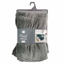 Meilleure vente ❤️ Paris Prix Plaid Uni En Flanelle Flanou 180x220cm Gris 🔔 7 Meilleure vente ❤️ Paris Prix Plaid Uni En Flanelle Flanou 180x220cm Gris 🔔 -Jardin Privé Shop unnamed file 2358
