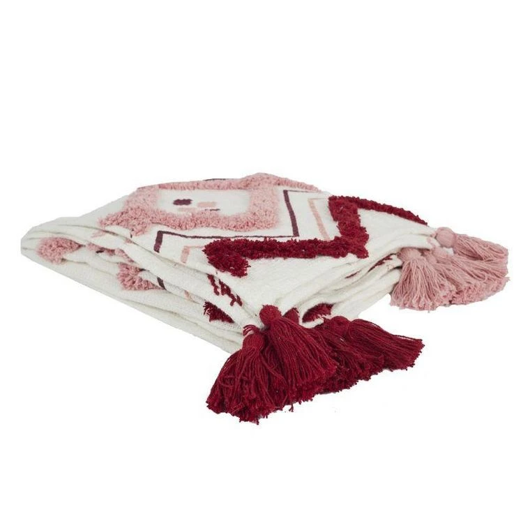 Grosses soldes đ Paris Prix JetĂ© De CanapĂ© TuftĂ© Ethnique 130x150cm Rose â€ïž 3 Grosses soldes đ Paris Prix JetĂ© De CanapĂ© TuftĂ© Ethnique 130x150cm Rose â€ïž