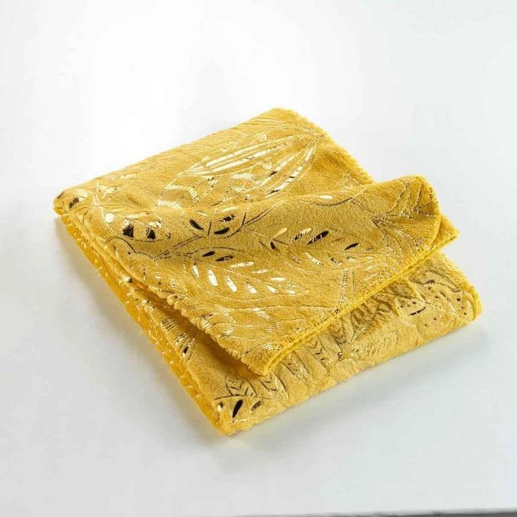 Nouveau ❤️ Paris Prix Plaid Flanelle Imprimé Lineor 125x150cm Jaune 😉 4 Nouveau ❤️ Paris Prix Plaid Flanelle Imprimé Lineor 125x150cm Jaune 😉 – Image 2