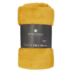 Sortie ???? Plaid Doux Uni Flanel 130x180cm Ocre ???? -Jardin Privé Shop unnamed file 2424