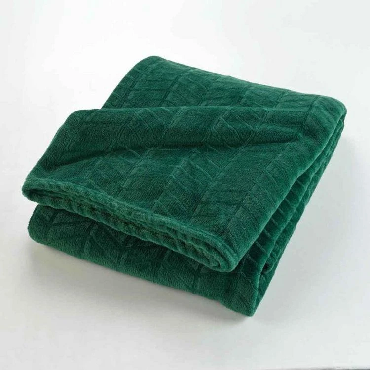 Promo ⌛ Paris Prix Plaid Flanelle Uni Arya 180x220cm Vert 🎉 4 Promo ⌛ Paris Prix Plaid Flanelle Uni Arya 180x220cm Vert 🎉 – Image 2