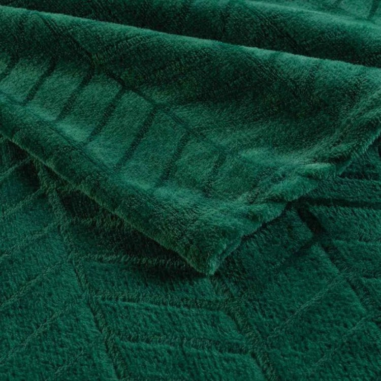 Promo ⌛ Paris Prix Plaid Flanelle Uni Arya 180x220cm Vert 🎉 5 Promo ⌛ Paris Prix Plaid Flanelle Uni Arya 180x220cm Vert 🎉 – Image 3