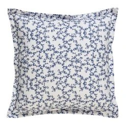 Tout neuf ✔️ ACTUEL Coussin Déco Déhoussable En Coton Motif Floral 👏