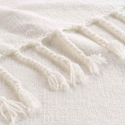 Coupon ✨ Paris Prix Plaid à Franges Uni Mélissa 125x150cm Blanc ???? -Jardin Privé Shop unnamed file 2490