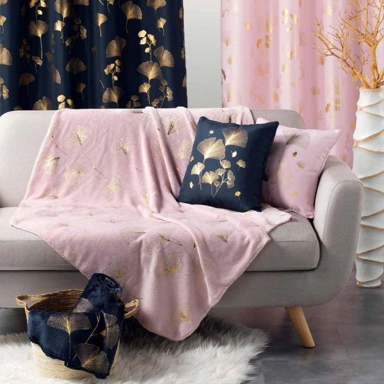 Acheter ⭐ Paris Prix Plaid Imprimé Bloomy 125x150cm Rose ⭐ 5 Acheter ⭐ Paris Prix Plaid Imprimé Bloomy 125x150cm Rose ⭐ – Image 3