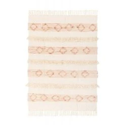 Top 10 🎁 Paris Prix Plaid Tissé à La Main Bohist 130x170cm Rose & Crème 💯