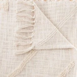 Promo ✨ Jeté De Lit Tufté Inca 130x180cm Ivoire 🤩 5 Promo ✨ Jeté De Lit Tufté Inca 130x180cm Ivoire 🤩 -Jardin Privé Shop unnamed file 2563