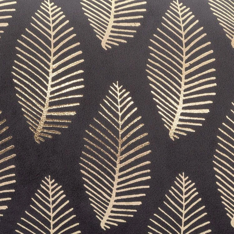 Tout neuf ⭐ ATMOSPHERA Coussin Effet Velour à Imprimé Tropic - Gris Foncé Et Or - 30 X 50 Cm 🧨 4 Tout neuf ⭐ ATMOSPHERA Coussin Effet Velour à Imprimé Tropic - Gris Foncé Et Or - 30 X 50 Cm 🧨 – Image 2