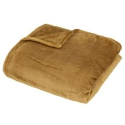 Bon marché 🎉 Plaid Design Uni Row 150x200cm Mordoré 😍