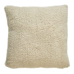 Offres ???? ACTUEL Coussin Uni Déhoussable Double Face Sherpa / Polaire ⭐