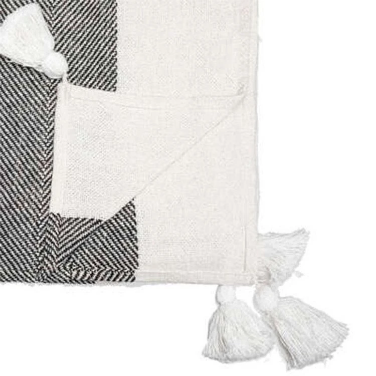 Sortie ⭐ Jeté De Lit Tropique Australe 130x180cm Blanc 🔥 4 Sortie ⭐ Jeté De Lit Tropique Australe 130x180cm Blanc 🔥 – Image 2