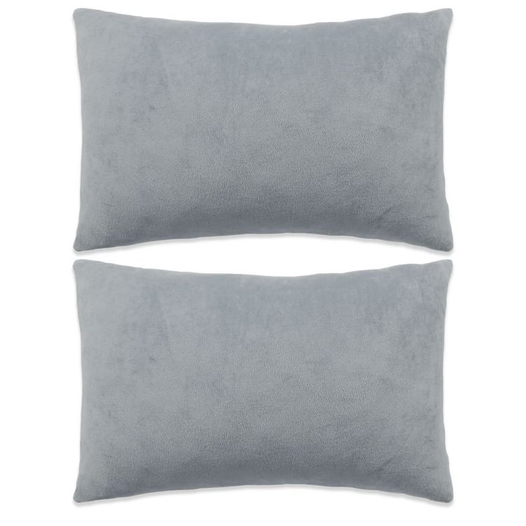 VIDAXL Coussins 2 pcs Tissu 40x60 cm Gris Meilleure vente ???? VIDAXL Coussins 2 Pcs Tissu 40x60 Cm Gris ???? -Jardin Privé Shop unnamed file 267