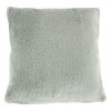 Vente flash ???? ACTUEL Coussin Déco Uni En Sherpa ????