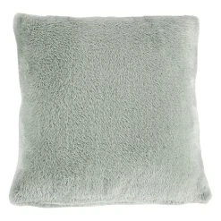 Vente flash 🔔 ACTUEL Coussin Déco Uni En Sherpa 🤩