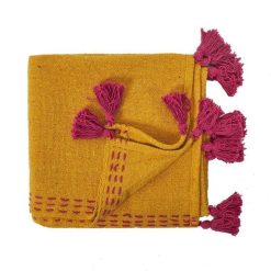 Coupon ???? Paris Prix Jeté De Canapé Coton Pompons 130x150cm Ocre ???? 3 Coupon ???? Paris Prix Jeté De Canapé Coton Pompons 130x150cm Ocre ???? -Jardin Privé Shop unnamed file 2741