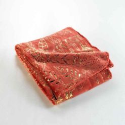 Coupon ⌛ Paris Prix Plaid Flanelle Imprimé Belflor 125x150cm Terracotta ???? -Jardin Privé Shop unnamed file 2747