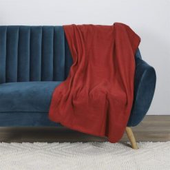 Nouveau ???? Paris Prix Plaid Polaire Uni Grog 125x150cm Bordeaux ✨ -Jardin Privé Shop unnamed file 2754