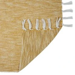 Budget 🎁 Paris Prix Plaid à Franges Bicolore 120x150cm Naturel & Moutarde ❤️ -Jardin Privé Shop unnamed file 2780