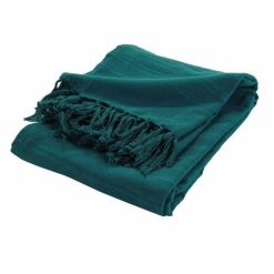 Tout neuf ???? Paris Prix Jeté De Canapé à Franges Lilia 180x220cm Émeraude ????