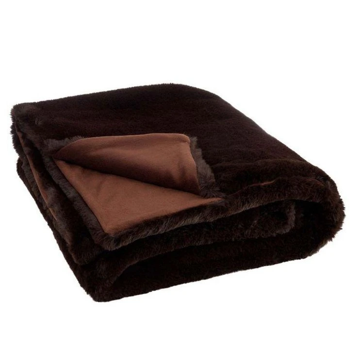 Offres 👍 Paris Prix Plaid Imitation Fourrure Cutie 130x180cm Marron Foncé 🤩 4 Offres 👍 Paris Prix Plaid Imitation Fourrure Cutie 130x180cm Marron Foncé 🤩 – Image 2
