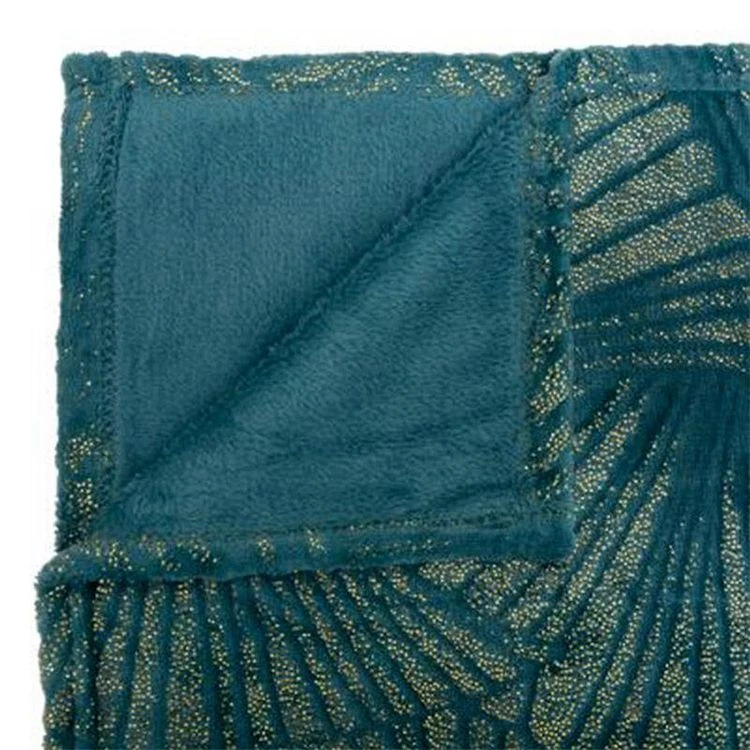 Tout neuf ✨ Plaid Flanelle 3D Juka 125x150cm Bleu Canard 😉 4 Tout neuf ✨ Plaid Flanelle 3D Juka 125x150cm Bleu Canard 😉 – Image 2