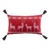 Le moins cher ???? Paris Prix Coussin Déco Cosy Home II 30x50cm Rouge ????