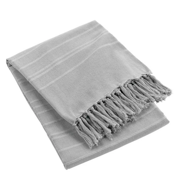 Meilleure affaire 🧨 Paris Prix Plaid Uni à Franges Lilia 150x150cm Gris 🛒 3 Meilleure affaire 🧨 Paris Prix Plaid Uni à Franges Lilia 150x150cm Gris 🛒