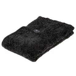 Grosses soldes 🌟 Plaid Chenil Flower 130x180cm Gris Foncé ⌛