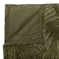 Remise ✔️ Plaid Flanelle 3D Juka 180x230cm Vert Kaki 🔔 -Jardin Privé Shop unnamed file 2814