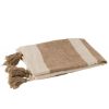 De gros ⌛ Paris Prix Plaid Déco à Pompons Rayures 130x170cm Taupe ❤️ -Jardin Privé Shop unnamed file 2826