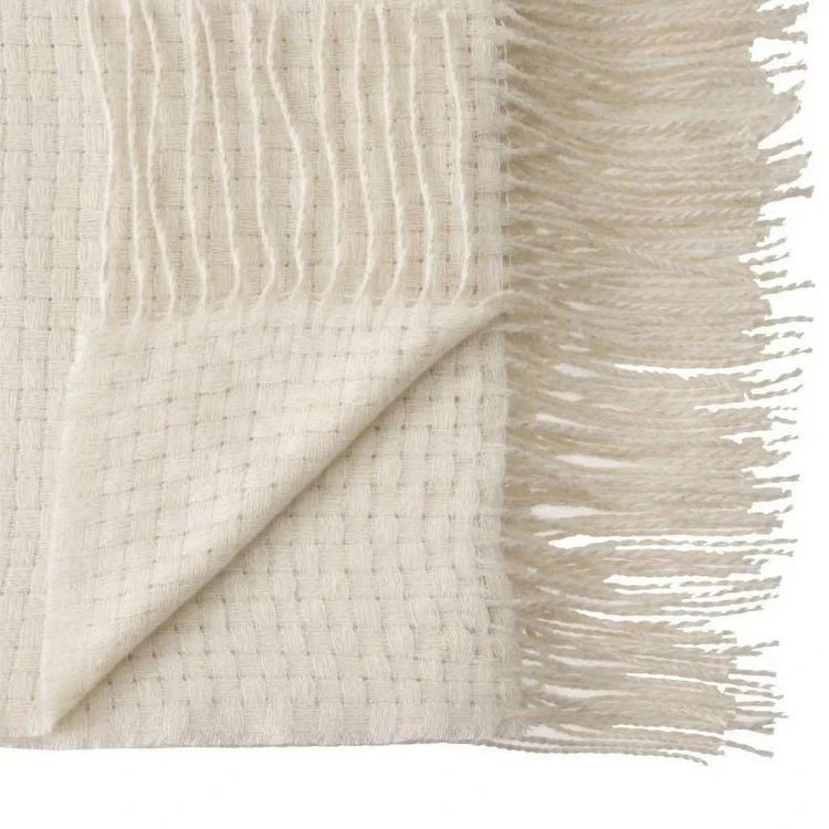 Bon marché 🤩 Plaid Maille Deep Soul 130x180cm Ivoire 😀 4 Bon marché 🤩 Plaid Maille Deep Soul 130x180cm Ivoire 😀 – Image 2