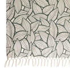 Nouveau 🌟 Jeté De Lit Imprimé Palma 160x2200cm Vert & Beige 👏 -Jardin Privé Shop unnamed file 2851