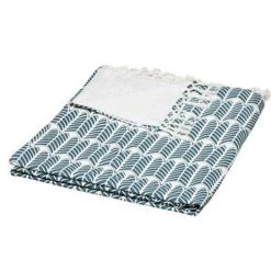 Le moins cher 👍 Jeté De Lit Imprimé Paon 160x2200cm Bleu Canard 🌟