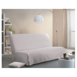 Vente flash 🌟 Housse De Clic-clac Unie En Coton Emboitante 😉