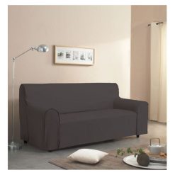 Offres ❤️ COTE DECO Housse De Canapé Unie Emboitant En Polycoton ❤️