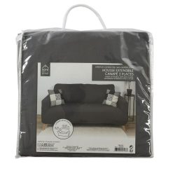 Tout neuf ???? The Home Deco Factory Housse Extensible Pour Canapé 2 Places - Gris - 170 X 80 Cm ????